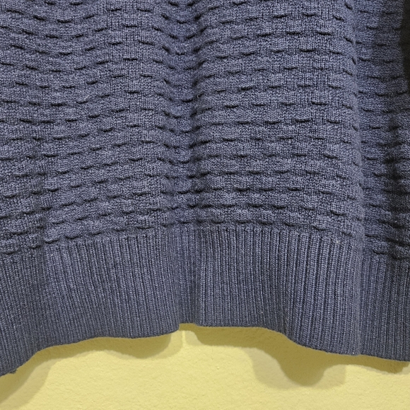 Lululemon Athletica Textured Navy Crew Neck Sweater - Picture 11 of 14